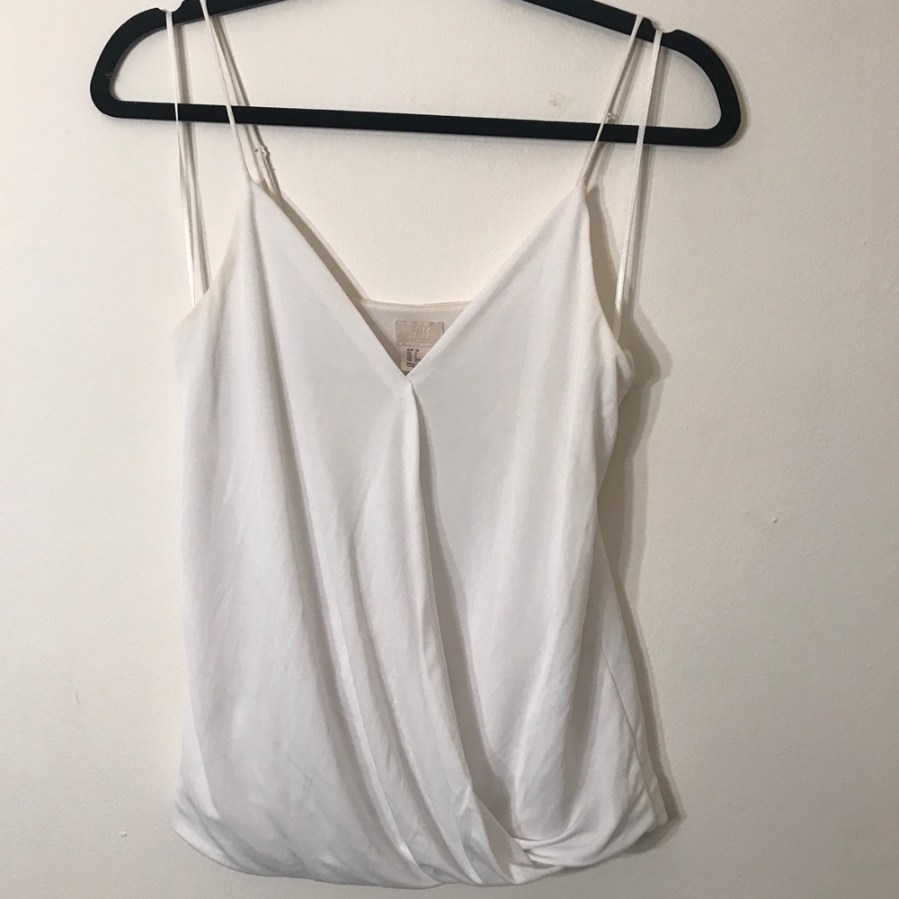 H&M white layering camisole size 2